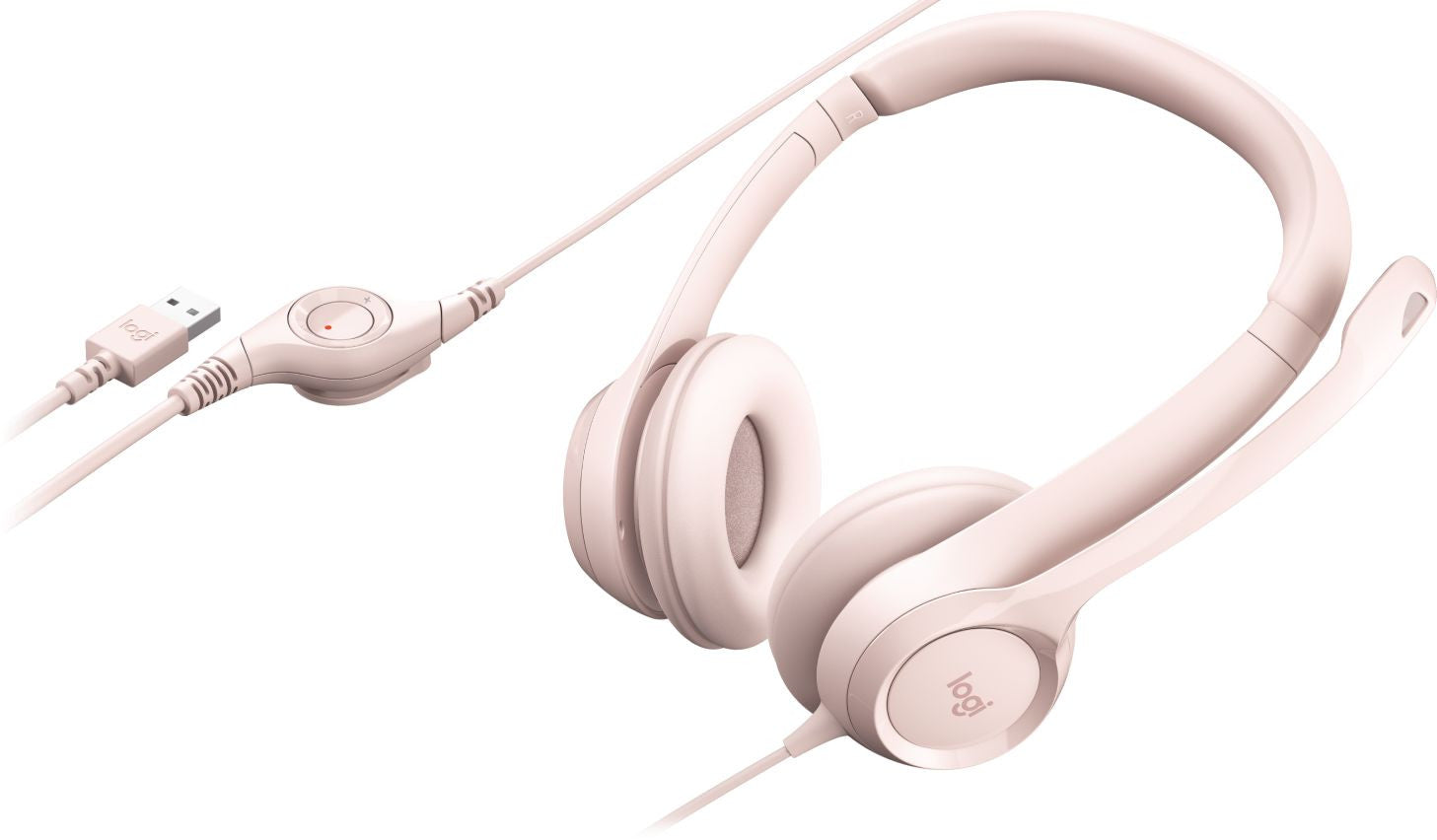 Casque USB LOGITECH H390 Rose 981-001281 