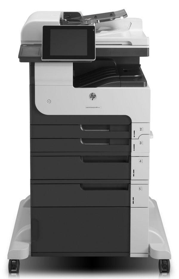 HP LaserJet Enterprise M725f Multifunction Noir et blanc Imprimante, Ethernet uniquement; Copieur, Scanner