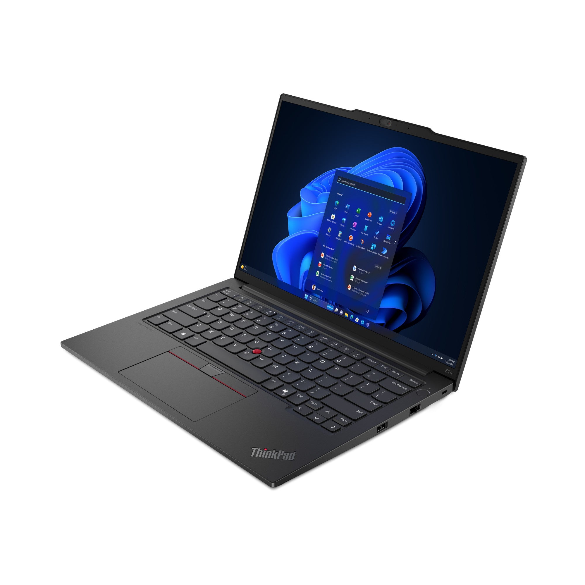 Lenovo ThinkPad E14 Gen 6 (Intel) Intel Core Ultra 7 155H Ordinateur portable 35,6 cm (14") WUXGA 16 Go DDR5-SDRAM 512 Go SSD Wi-Fi 6E (802.11ax) Windows 11 Pro Anglais Noir