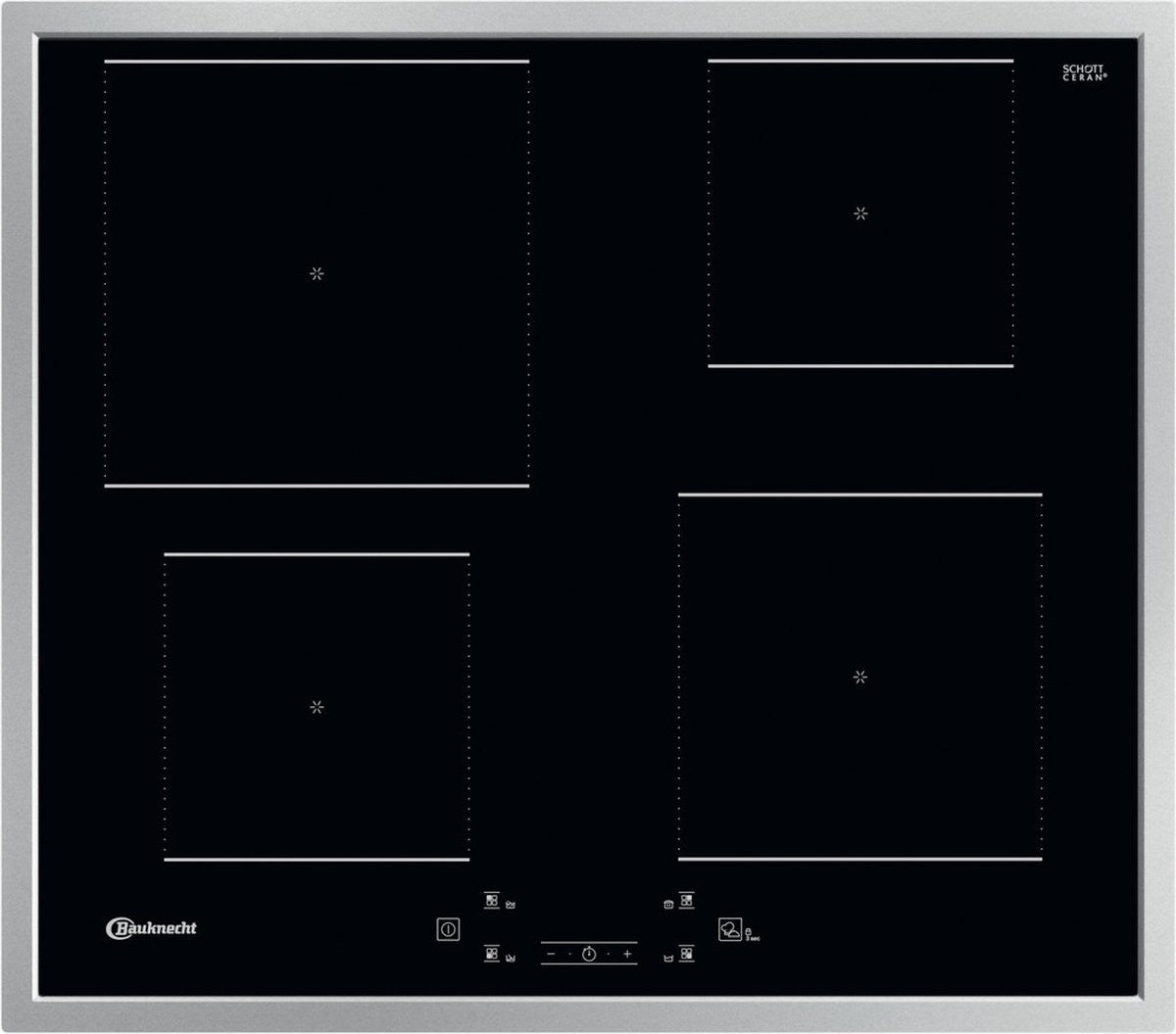 Bauknecht BQ 2760S FT plaque Noir Intégré Céramique 4 zone(s)