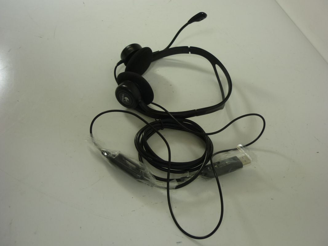 Logitech 981-000100 écouteur/casque Avec fil Arceau Appels/Musique USB Type-A Noir