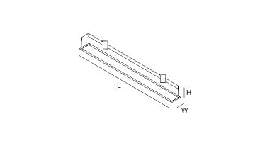 Intra Lighting Lin SOP 5300 LM 49 W 830 L3082 MM DALI IP20 White 17251152001L1