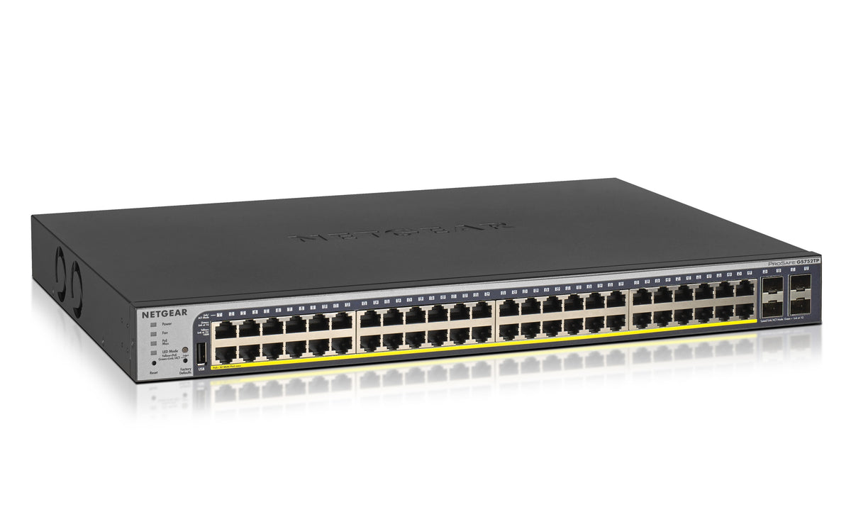 NETGEAR Interrupteur intelligent 52PT GE PoE GS752TP-300EUS