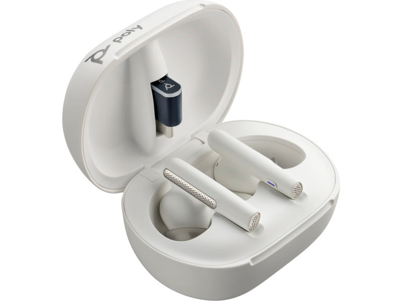 Poly Voyager Free 60 UC BASIC CHRG CS USB-A Blanc 220758-01