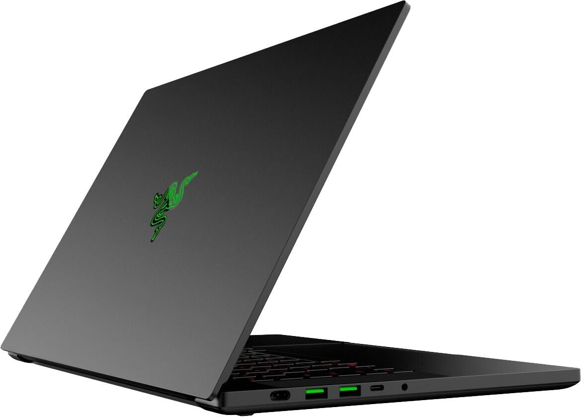 Razer Blade 15 Intel® Core™ i7 i7-11800H Ordinateur portable 39,6 cm (15.6") Quad HD 16 Go DDR4-SDRAM 1 To SSD NVIDIA GeForce RTX 3060 Wi-Fi 6E (802.11ax) Windows 10 Home Allemand Noir RZ09-0409AGD3-R3G1