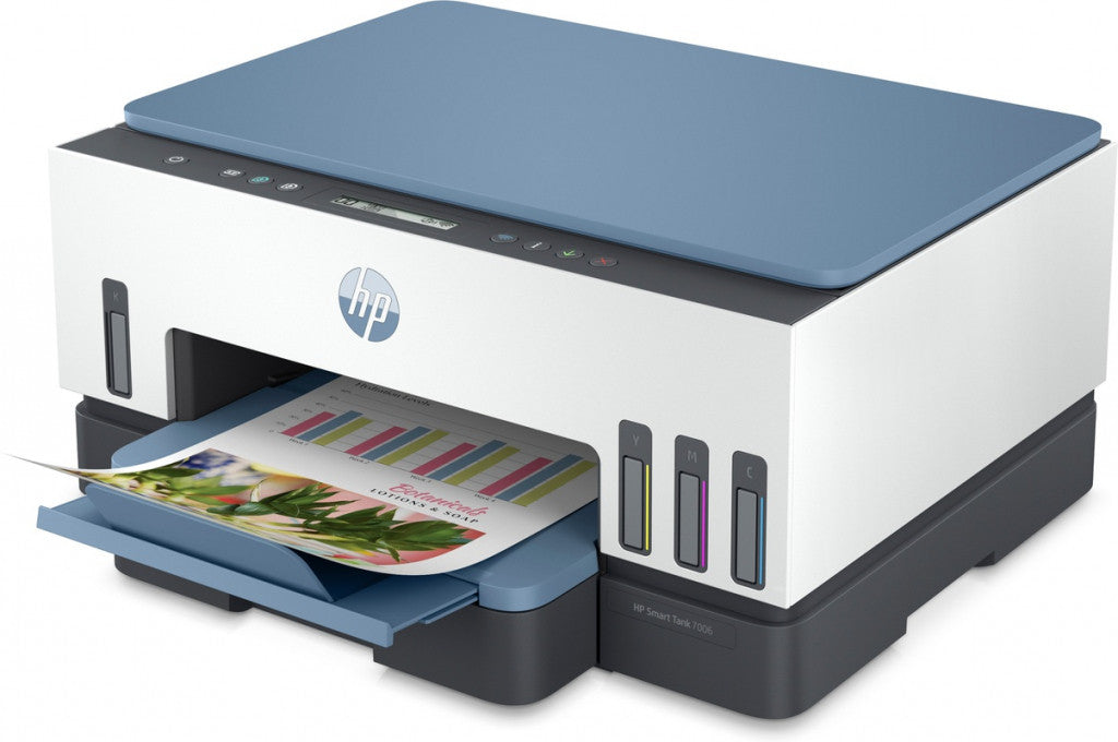HP Smart Tank 7006 Sans fil All-in-One Couleur Imprimante, Impression recto-verso; copieur, scanner