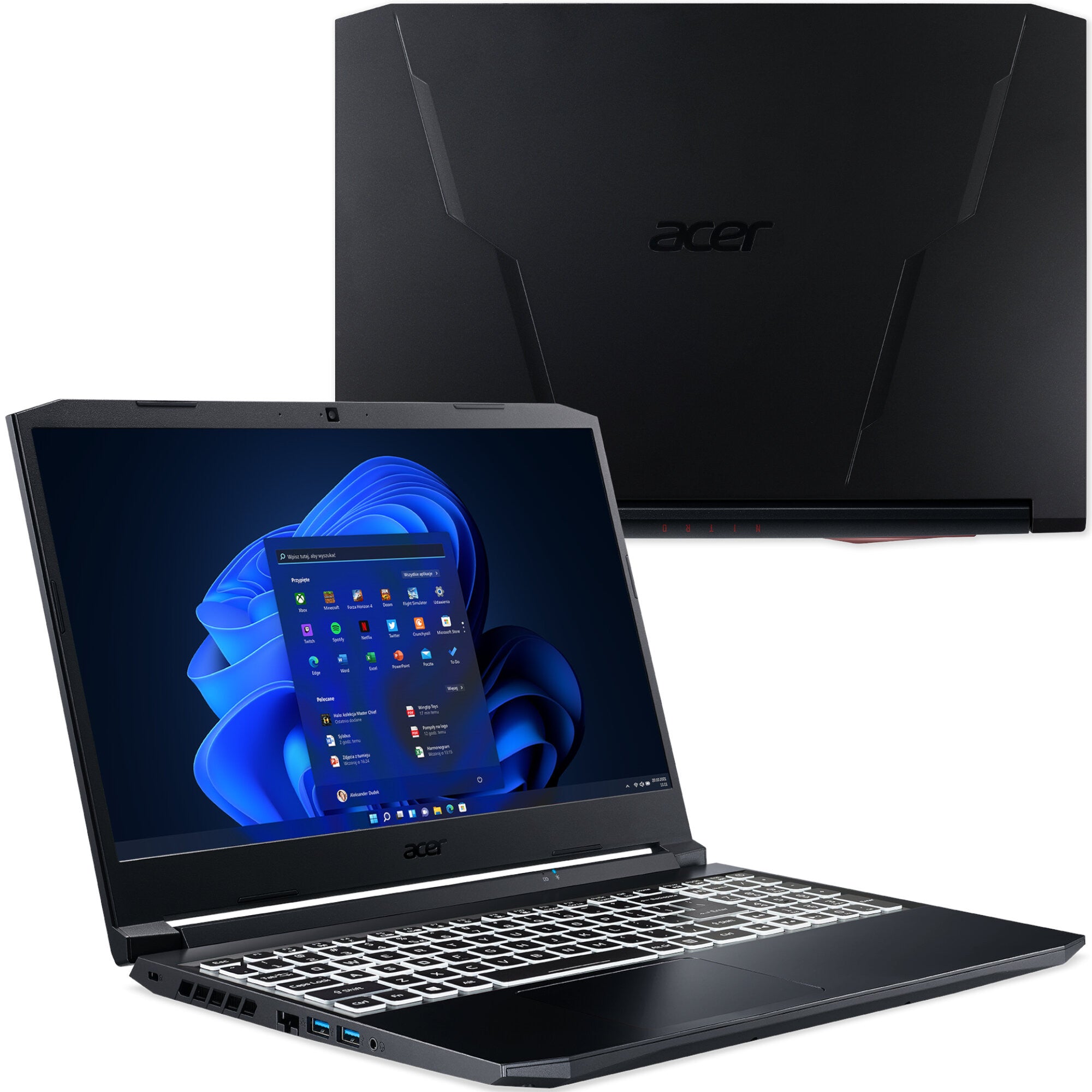 ACER Nitro 5 I7-11800H 16GB 512GB SSD 15.6" (Black)RTX 3050 Ti NH.QESEV.006