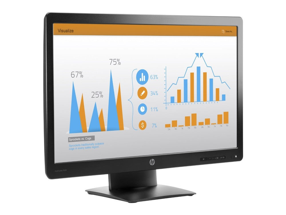 HP ProDisplay Monitor P232 de 23 pulgadas écran plat de PC 58,4 cm (23") 1920 x 1080 pixels Full HD LED Noir