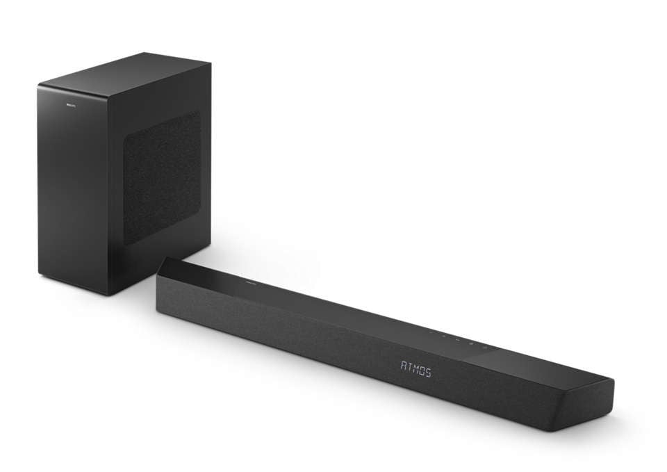 Philips TAB8907/10 soundbar speaker Black 3.1.2 channels 720 W TAB8907/10