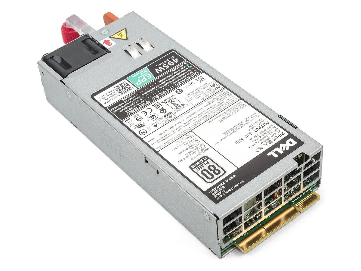 Alimentation DELL PowerEdge 495 W Platinum à flux d’air standard, 13e/14e génération, 0T41F3