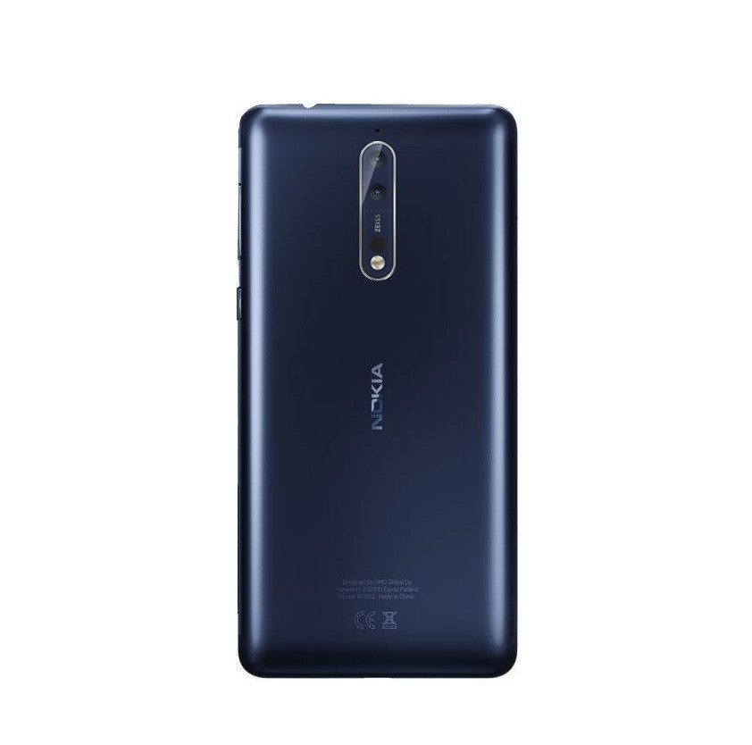 Nokia 8 13,5 cm (5.3") SIM unique Android 7.1.1 4G USB Type-C 6 Go 128 Go 3090 mAh Bleu 11NB1L01A30