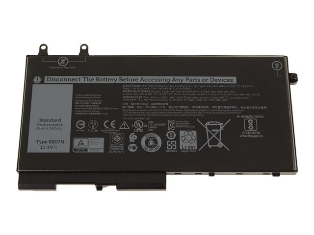 DLH Batterie Li-Pol 11.4V 3500mAh 40Wh - R8D7N / 0R8D7N / W8GMW / 49HG8 / TNT6H DWXL4592-B048Y2