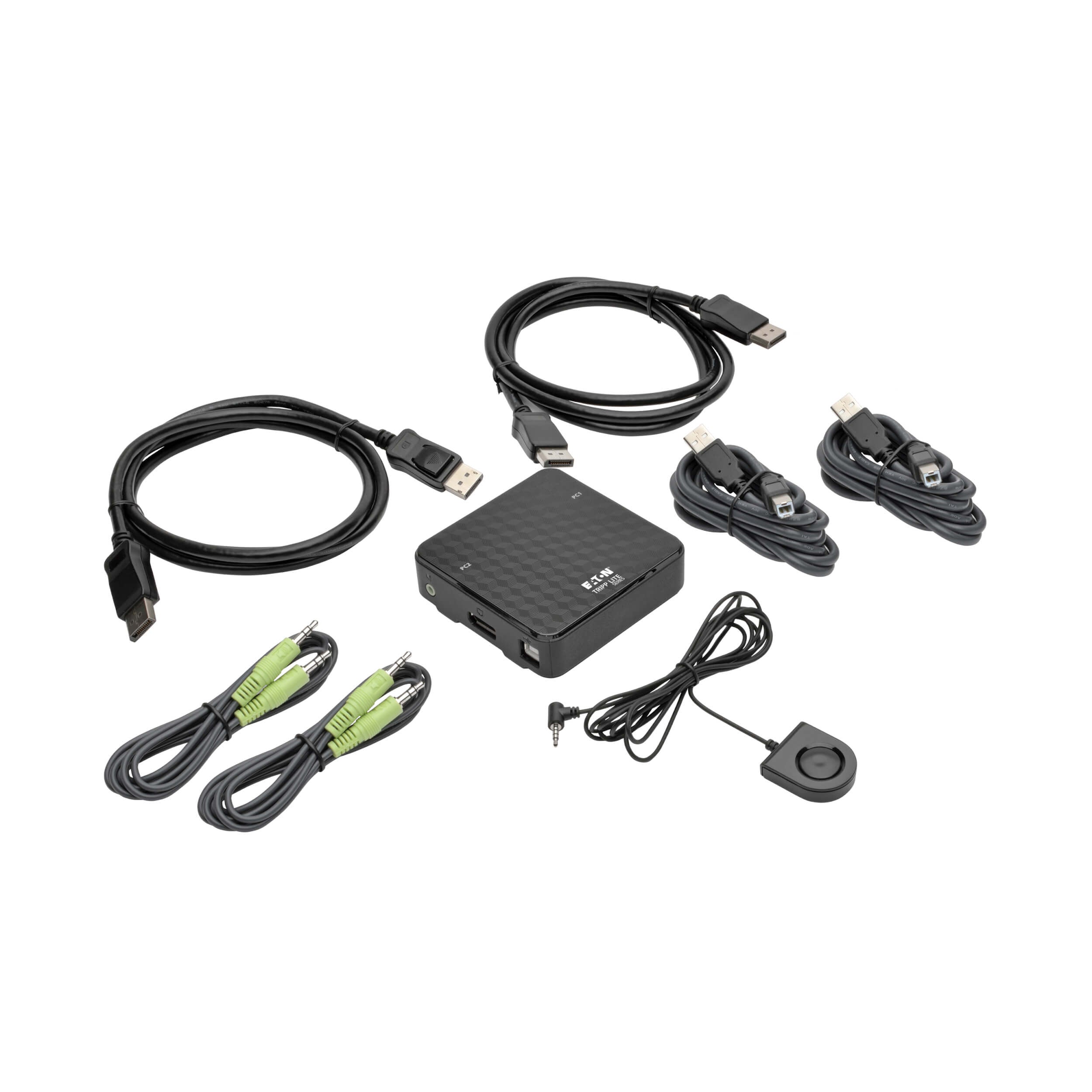 Tripp Lite B004-DP2UA2-K commutateur écran, clavier et souris Noir