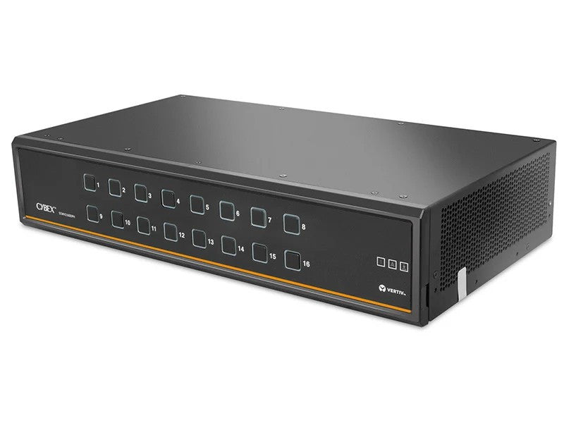 Vertiv Avocent SV Universal DP/H KVM Switch 16-Port Single Display commutateur écran, clavier et souris Noir SV2160DPH-400