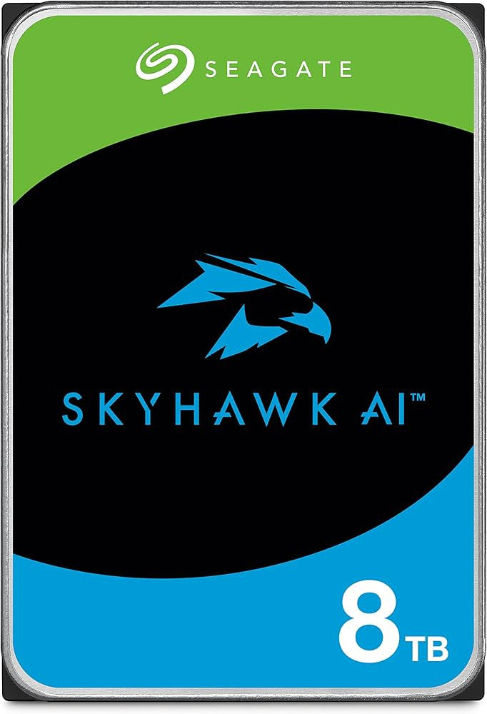 Seagate SkyHawk AI disque dur 8 To 7200 tr/min 256 Mo 3.5" Série ATA III ST8000VE001