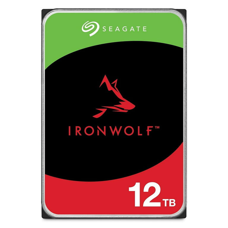 SEAGATE Disque dur NAS 3,5" IronWolf 12 To 7,2K SATA ST12000VN0008