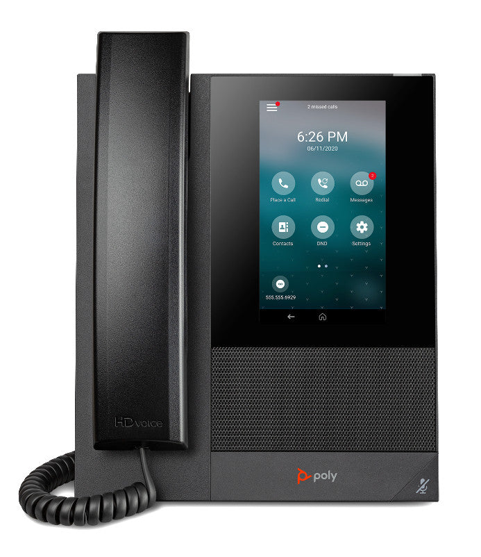 Poly CCX 500 IP telefoon Zwart LCD