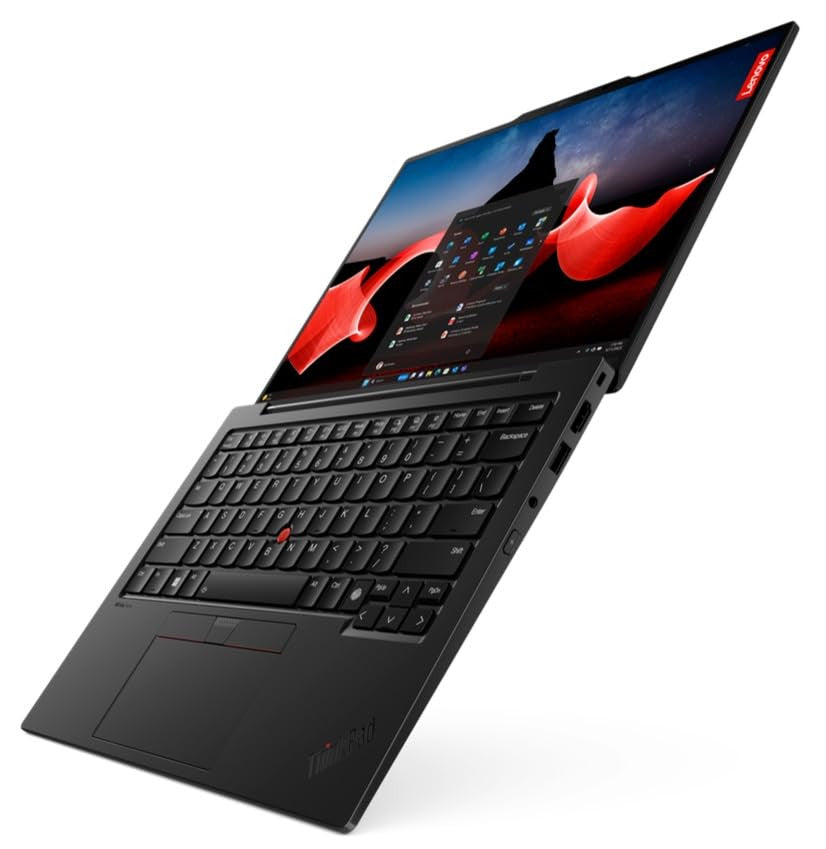 Lenovo ThinkPad X1 Carbon Gen 12 Intel Core Ultra 7 155U Ordinateur portable 35,6 cm (14") WUXGA 32 Go LPDDR5x-SDRAM 1 To SSD Wi-Fi 6E (802.11ax) Windows 11 Pro Anglais Noir