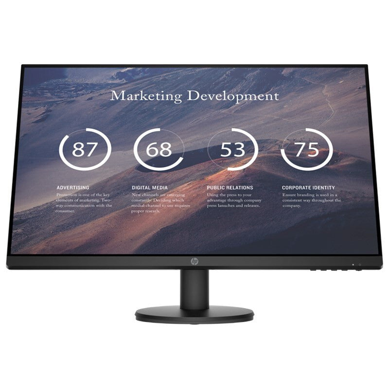 HP P27v G4 écran plat de PC 68,6 cm (27") 1920 x 1080 pixels Full HD LCD Noir