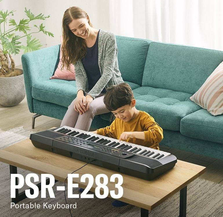YAMAHA Clavier portable 61 touches (noir) PSR-E283