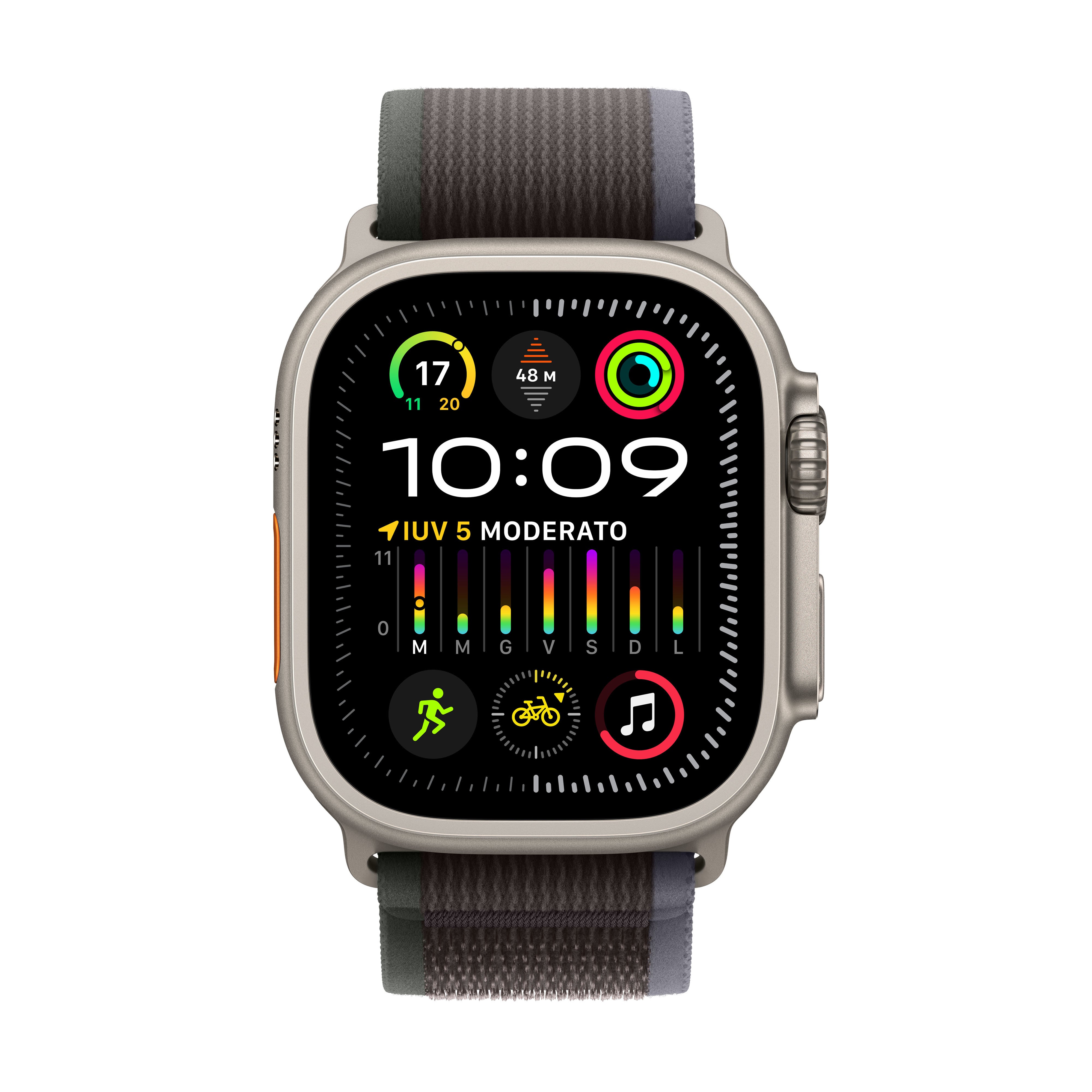 Apple Watch Ultra 2 OLED 49 mm Digital 410 x 502 Pixels Écran tactile 4G Titanium GPS