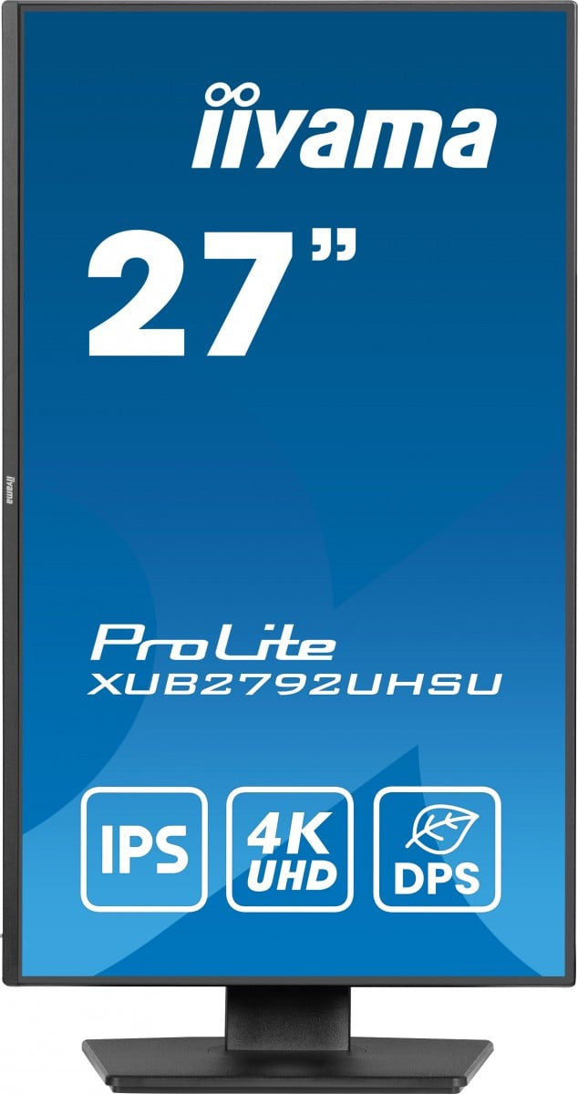iiyama ProLite XUB2792UHSU-B6 écran plat de PC 68,6 cm (27") 3840 x 2160 pixels 4K Ultra HD LED Noir