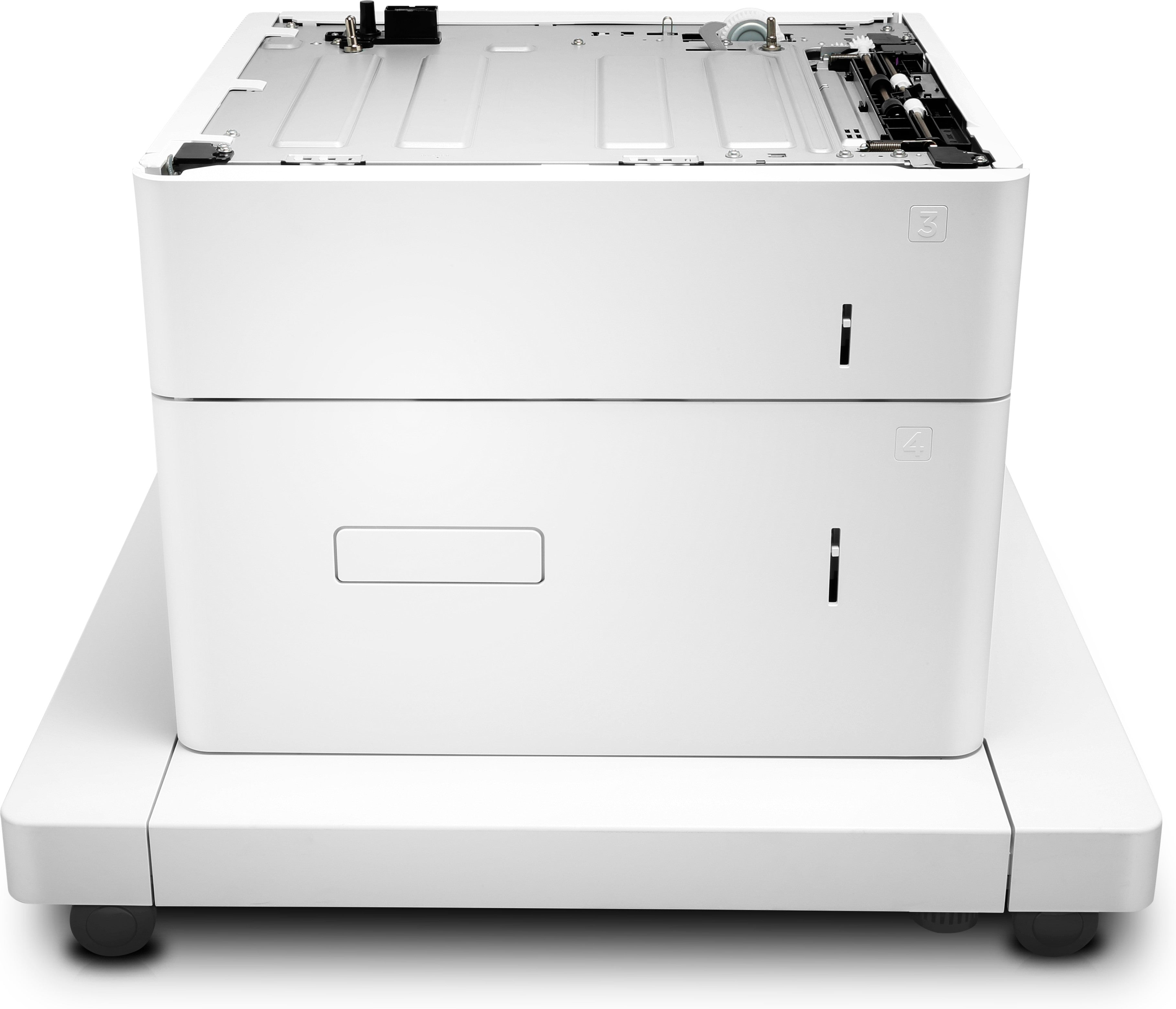 HP LaserJet 1x550/2000 feuilles, bac d’alimentation HCT et support.