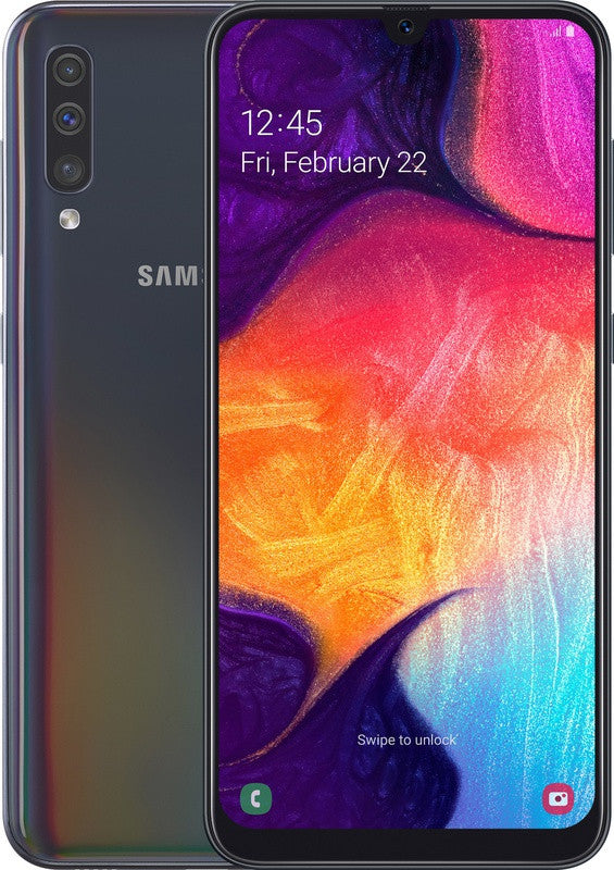 SAMSUNG Smartphone Galaxy A50 Noir Double Sim 6,4" • 2340x1080 • 128Go SM-A505FZKSXEF