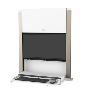 ERGOTRON carefit sit-stand enclosure white 61-367-030
