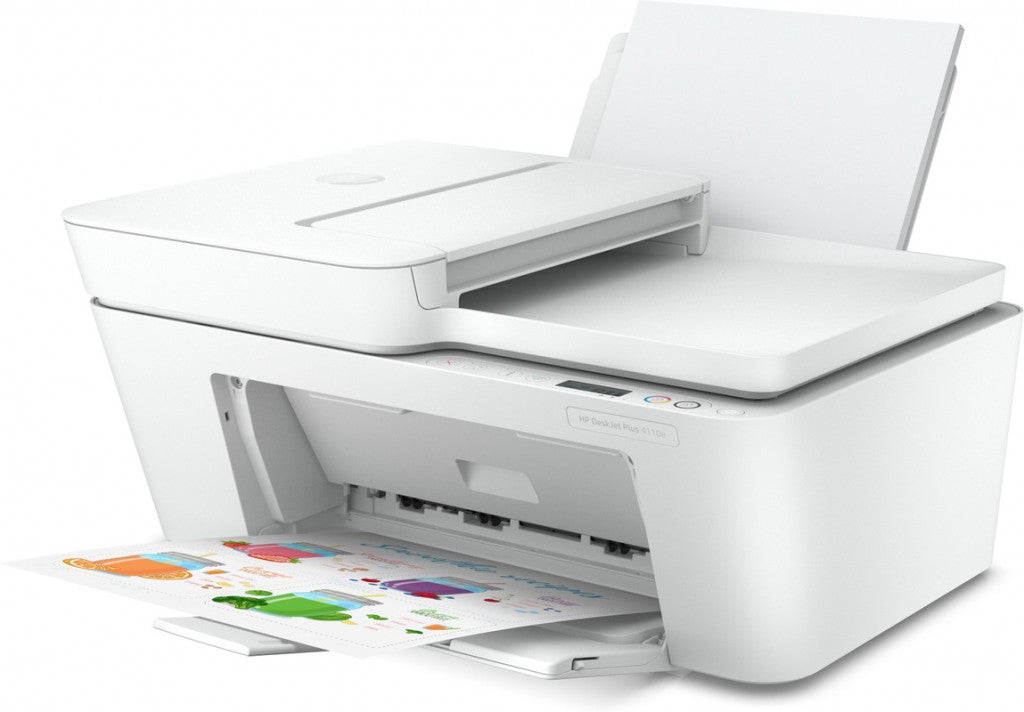 HP DeskJet Plus DeskJet 4110e Sans fil All-in-One Couleur Imprimante, Instant Ink; copieur, scanner