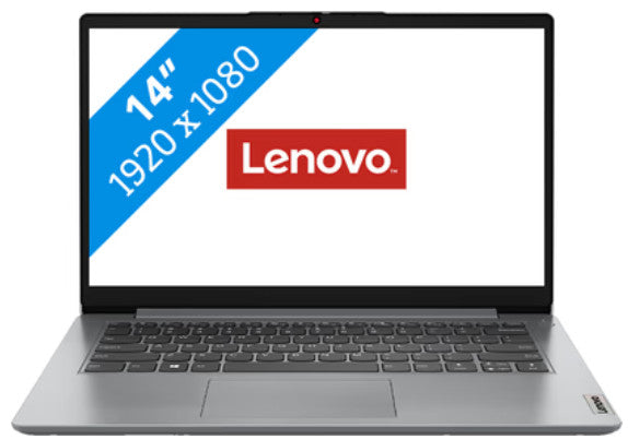Lenovo IdeaPad 1 14AMN7 AMD Ryzen™ 5 7520U Ordinateur portable 35,6 cm (14") Full HD 16 Go LPDDR5-SDRAM 512 Go SSD Wi-Fi 6 (802.11ax) Windows 11 Home Belge Gris 82VF0068MB