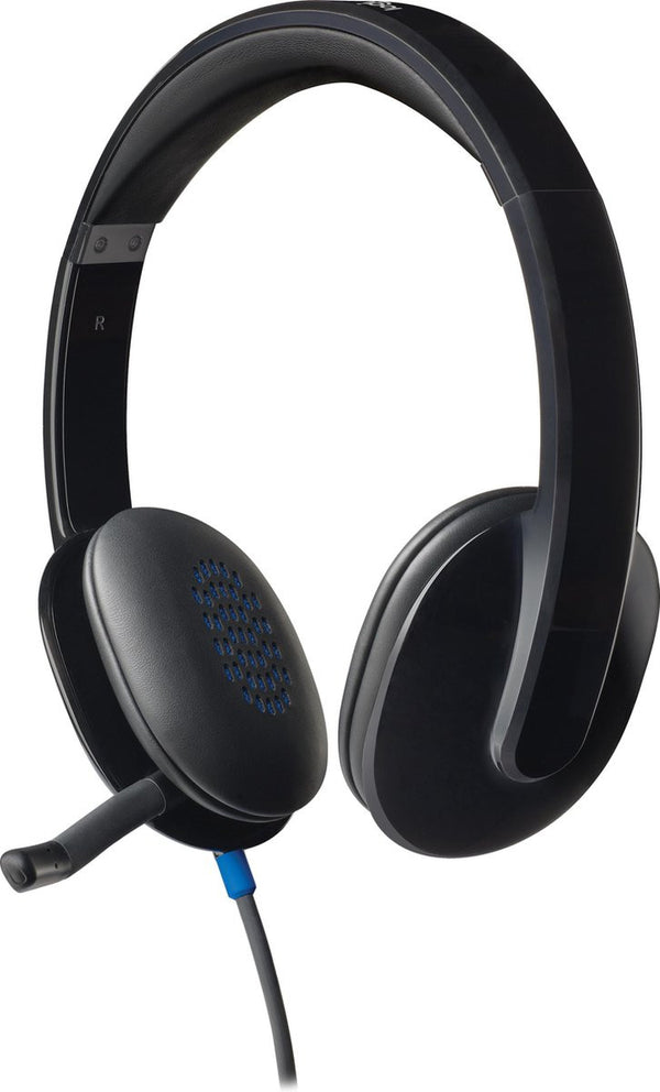 Logitech H540 USB Computer Headset With high-definition sound and earpiece controls