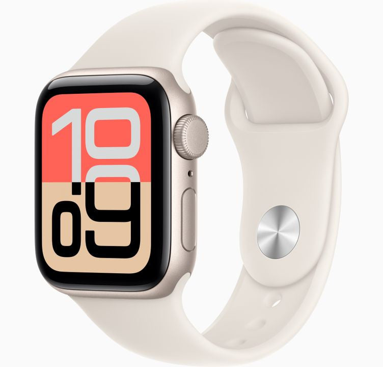 Apple Watch SE OLED 40 mm Digital 324 x 394 pixels Touchscreen Beige Wi-Fi GPS (satellite) MR9U3QF/A