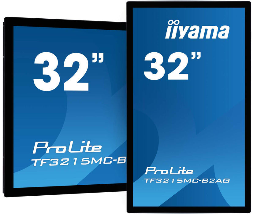 iiyama ProLite TF3215MC-B2AG écran plat de PC 80 cm (31.5") 1920 x 1080 pixels Full HD LED Écran tactile Kiosque Noir TF3215MC-B2AG