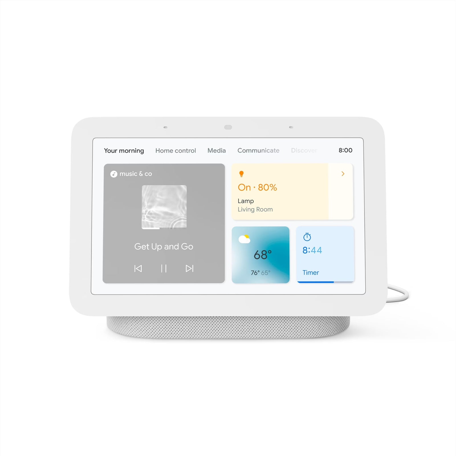 Google Nest Hub 2nd Gen GA01892-FR 7" Smart Display Charcoal