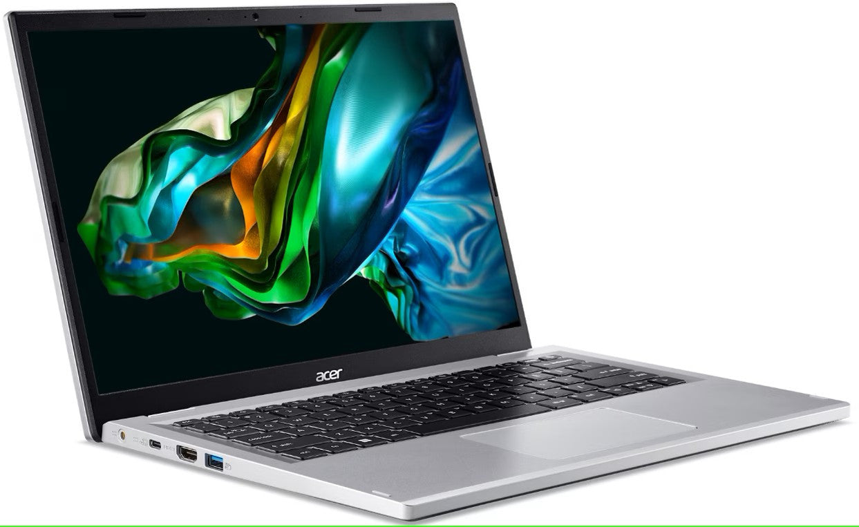 Acer Aspire 3 14 A314-42P-R5R7 AMD Ryzen™ 7 5700U Laptop 35.6 cm (14") WUXGA 16 GB LPDDR4x-SDRAM 512 GB SSD Wi-Fi 6 (802.11ax) Windows 11 Home Silver NX.KSFEH.008