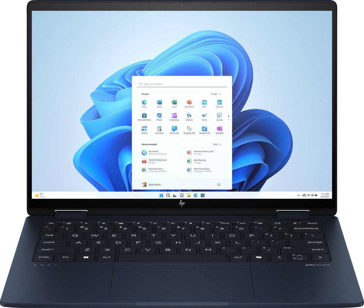 HP Envy x360 14-FC0037NB 14" Intel Core Ultra 5 125U 16Go 512Go AZERTY A5AC1EA#UUG