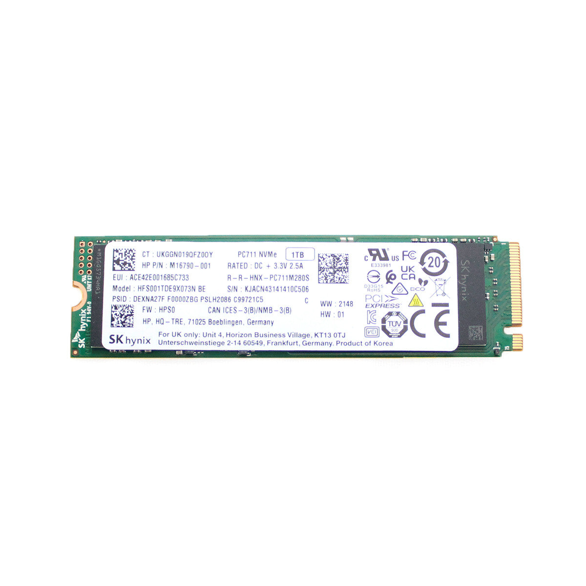 SK hynix PC711 1 To SSD HFS001TDE9X073N