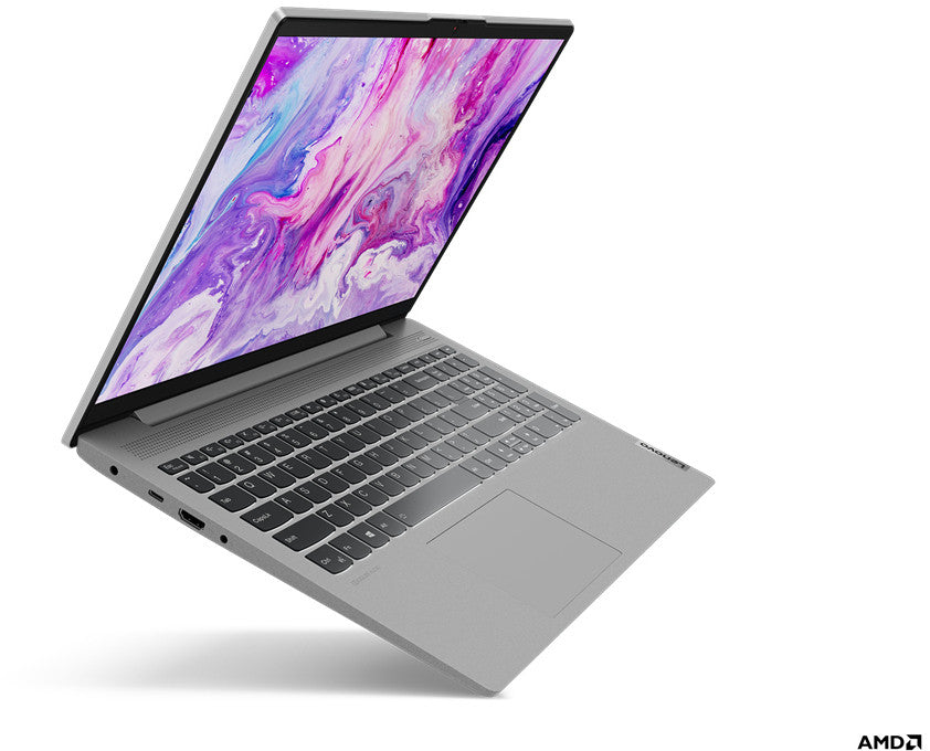 Lenovo IdeaPad 5 15ALC05 AMD Ryzen™ 7 5700U Ordinateur portable 39,6 cm (15.6") Full HD 16 Go DDR4-SDRAM 1,25 To HDD+SSD Wi-Fi 6 (802.11ax) Windows 11 Home Belge Gris 82LN00NLMB