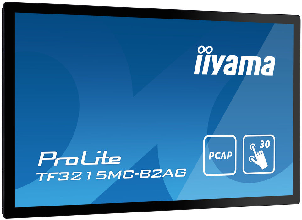 iiyama ProLite TF3215MC-B2AG écran plat de PC 80 cm (31.5") 1920 x 1080 pixels Full HD LED Écran tactile Kiosque Noir TF3215MC-B2AG