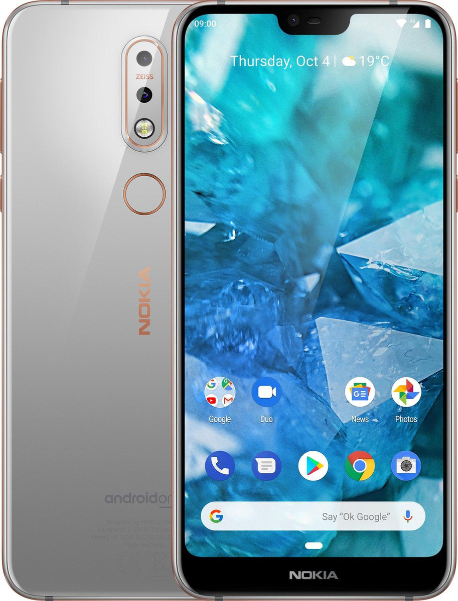 Nokia 7/1 14,8 cm (5.84") Double SIM 4G USB Type-C 3 Go 32 Go 3060 mAh Acier inoxydable 11CTLS01A06