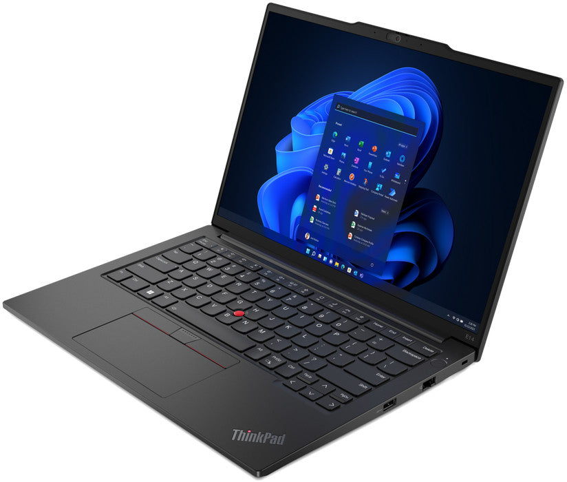 Lenovo ThinkPad E14 Gen 5 (AMD) AMD Ryzen™ 7 7730U Ordinateur portable 35,6 cm (14") WUXGA 16 Go DDR4-SDRAM 512 Go SSD Wi-Fi 6 (802.11ax) Windows 11 Pro Anglais Noir