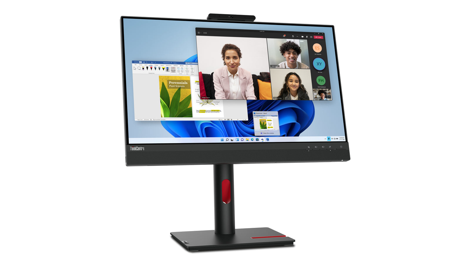 LENOVO ThinkCentre Tiny-In-One 24 GEN5 tactile caméra infrarouge 23,8 12NCGAR1EU