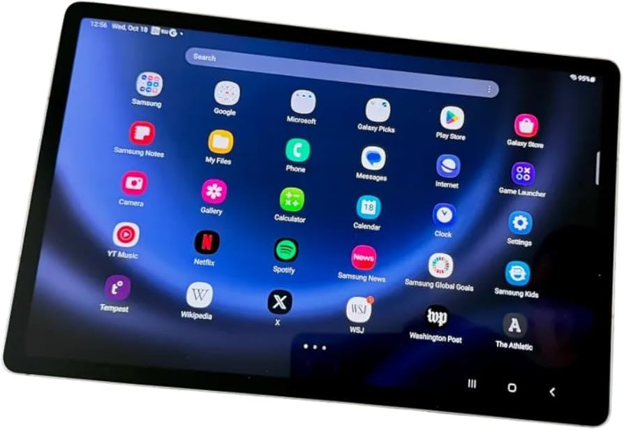 SAMSUNG Galaxy Tab S9 fe WiFi Gris 6+128 Go Samsung (10,9" 6 GHz Wi-Fi) SM-X510NZAAEUB