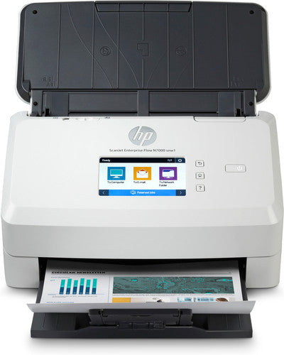 HP Scanjet Enterprise Flow N7000 Alimentation feuille à feuille de scanner 600 x 600 DPI A4 Blanc