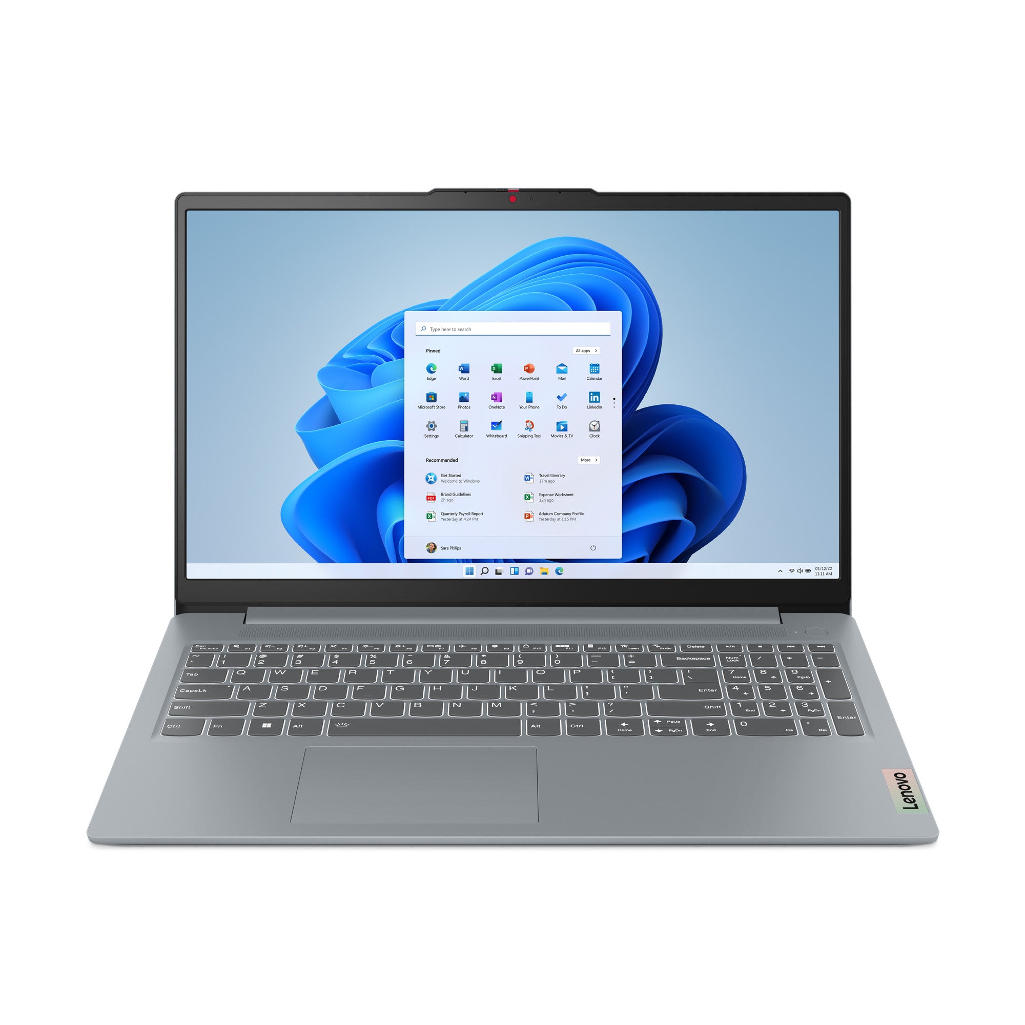 Lenovo IdeaPad Slim 3 15IAH8 Intel® Core™ i5 i5-12450H Laptop 39.6 cm (15.6") Full HD 16 GB LPDDR5-SDRAM 512 GB SSD Wi-Fi 6 (802.11ax) Windows 11 Home English Grey 83ER00E6MH