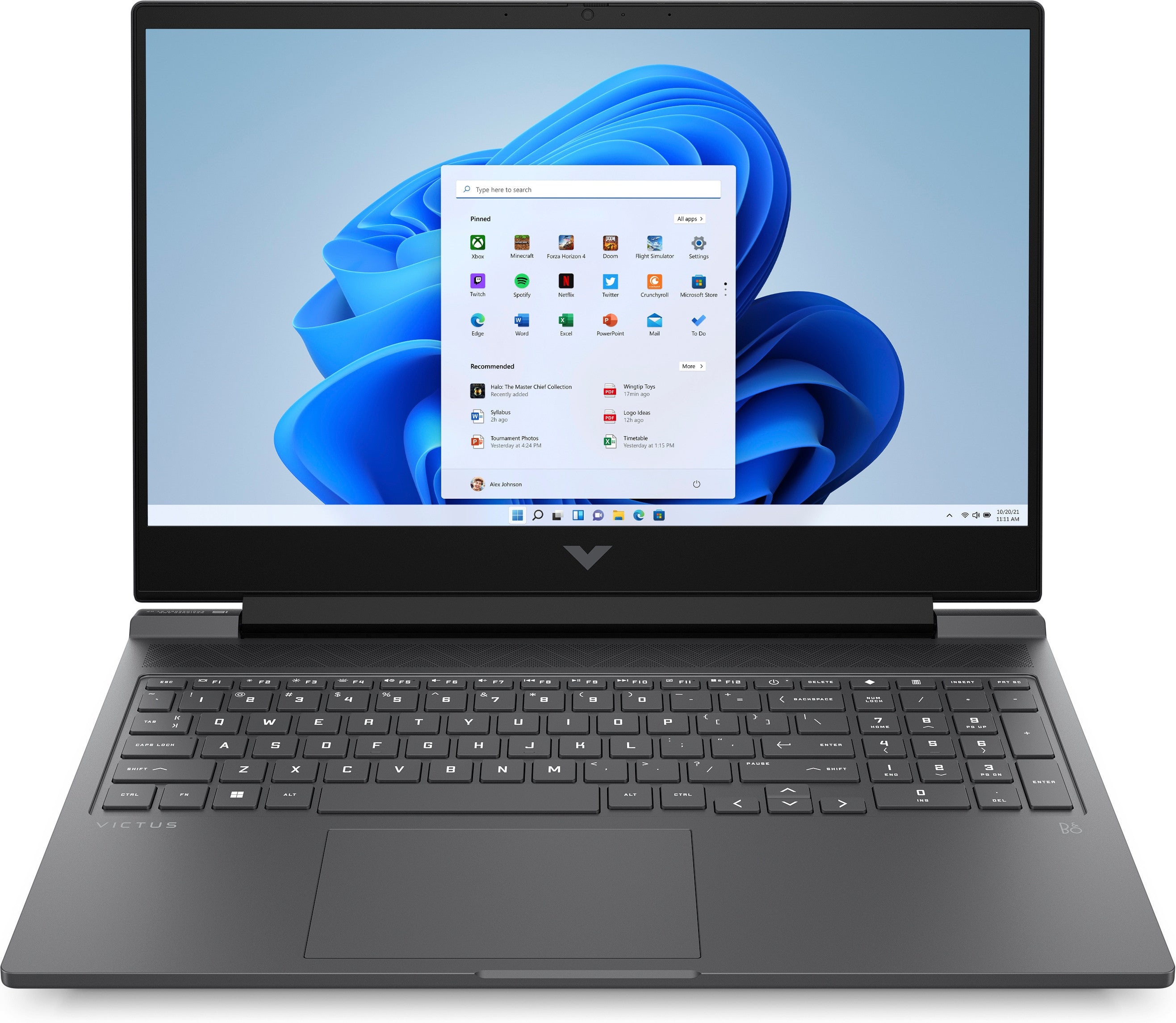 HP Victus R5-7640HS/RTX 4060/16 Go 480 Go 16,1" W11H QWERTY US 81Q51EA#ABH