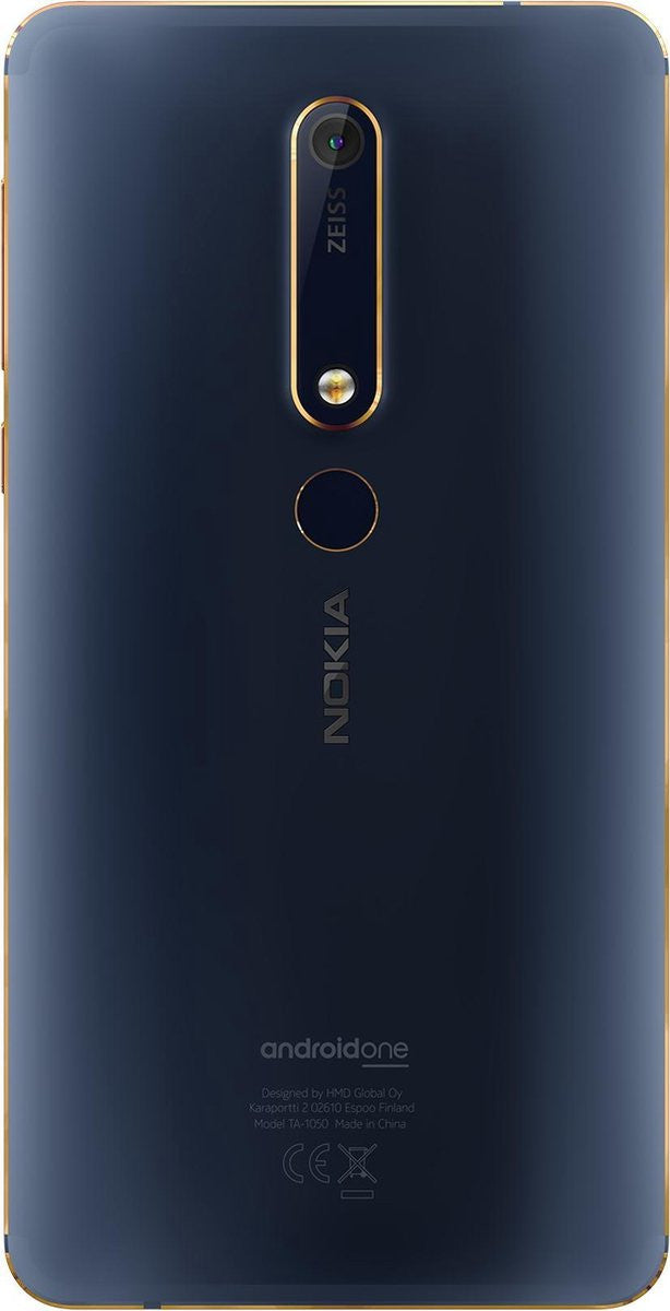 Nokia 6.1 14 cm (5.5") Android 9.0 4G USB Type-C 3 Go 32 Go 3000 mAh Bleu 11PL2L01A06
