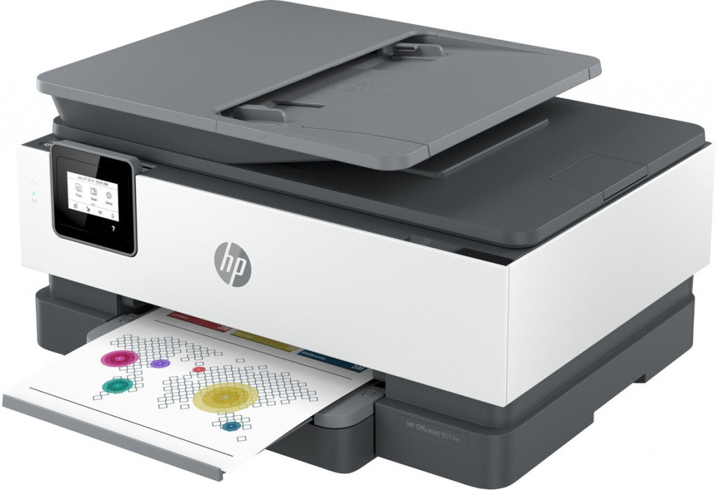 HP OfficeJet 8014e Wireless All-in-One Color Printer, Instant Ink; Two-sided printing 228G0B#629
