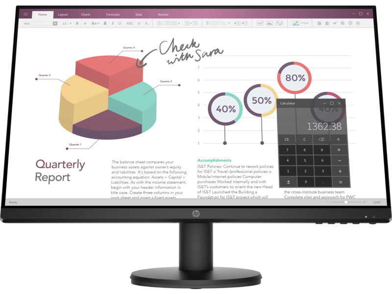 HP Moniteur P24V G4 23,8" FHD IPS 16:9 5 ms 9TT78AA#BB
